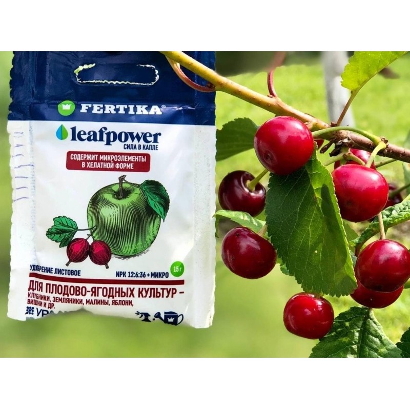Удобрение Leaf Power ДЛЯ ПЛОДОВО-ЯГОДНЫХ КУЛЬТУР 50г, Ф04193