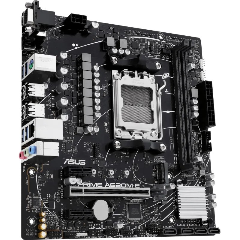 Материнская плата ASUS PRIME A620M-E-CSM, AM5, A620, 2xDDR5 mATX