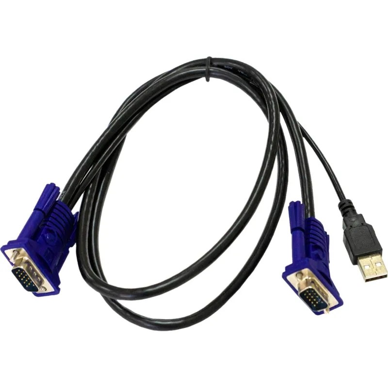 Кабель Origo KVM OKVMCU/A1A с разъемами VGA и USB, 1,8 м