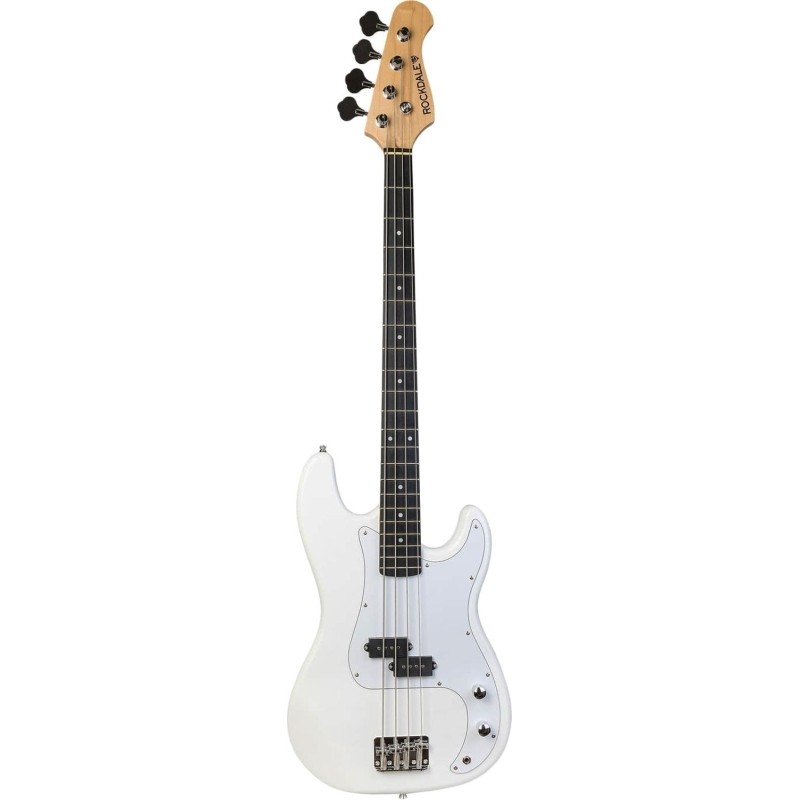 Бас-гитара Rockdale Stars PB Bass White пресижн бас, цвет белый, глянец