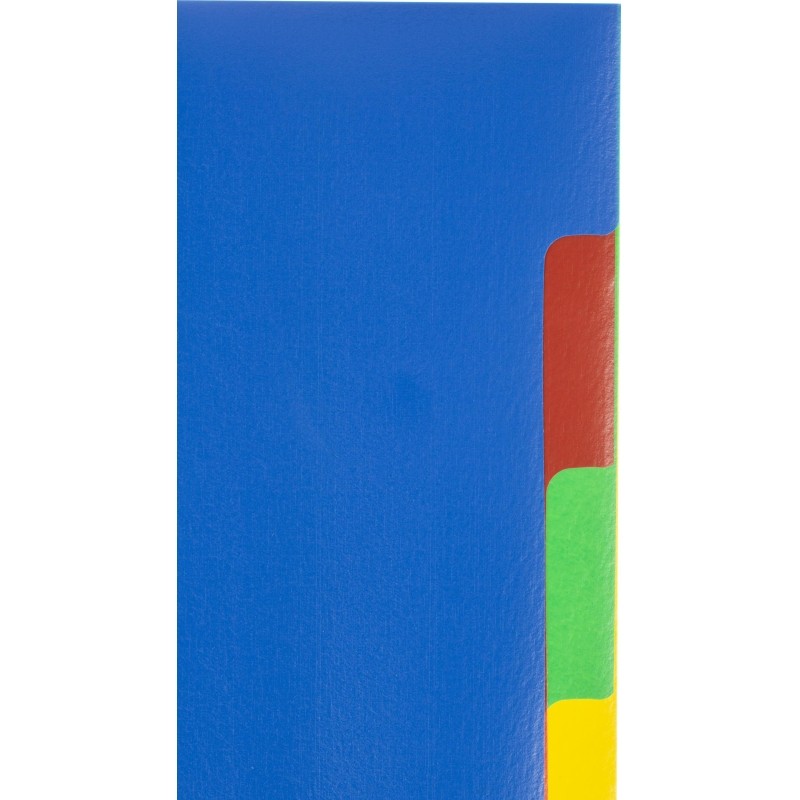 Разделитель листов 5, цв. пластик. А5 , Attache