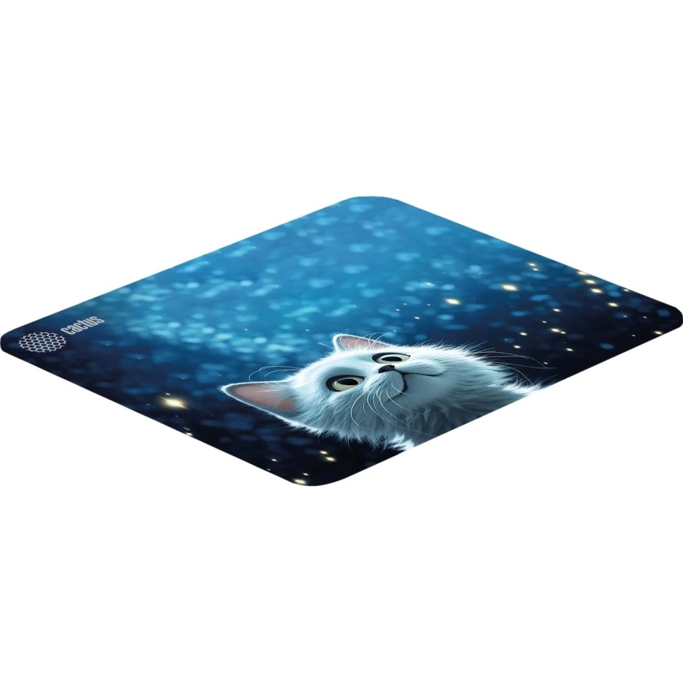 Коврик для мыши Cactus White Cat 300x250x3мм (CS-MPC-D11M)