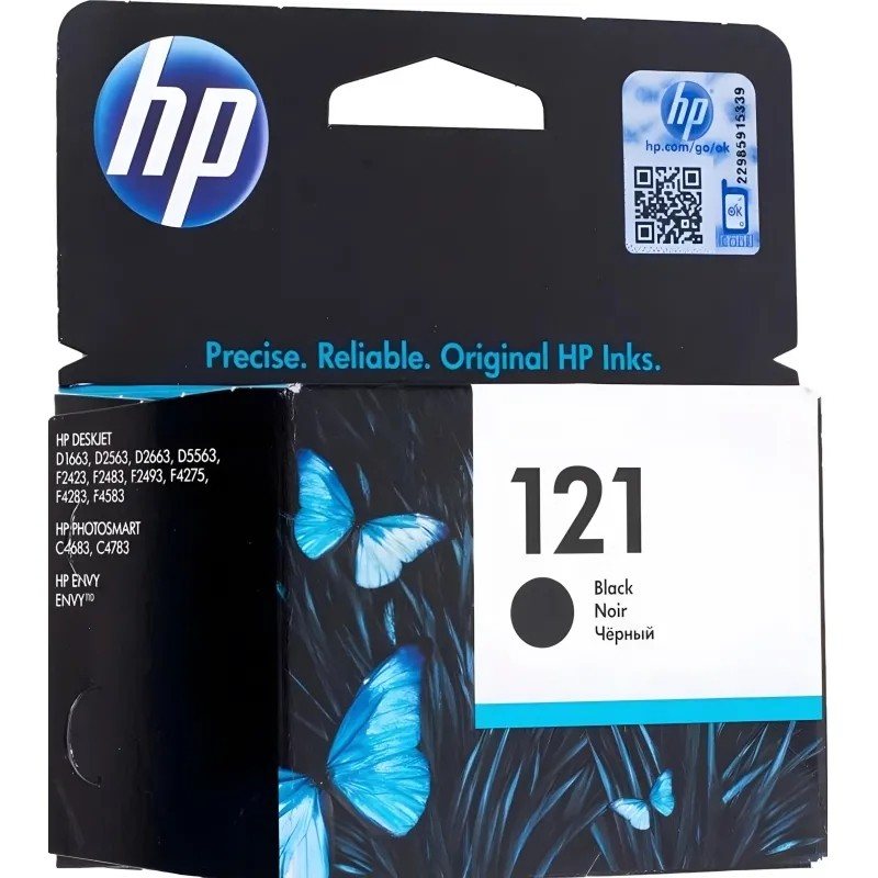 Картридж струйный HP 121 CC640HE чер. для DJ D2563/F4283