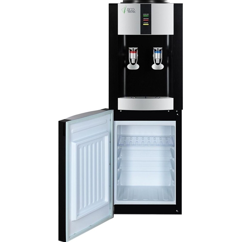 Кулер для воды напольный Ecotronic H1-LF Black c холодильником
