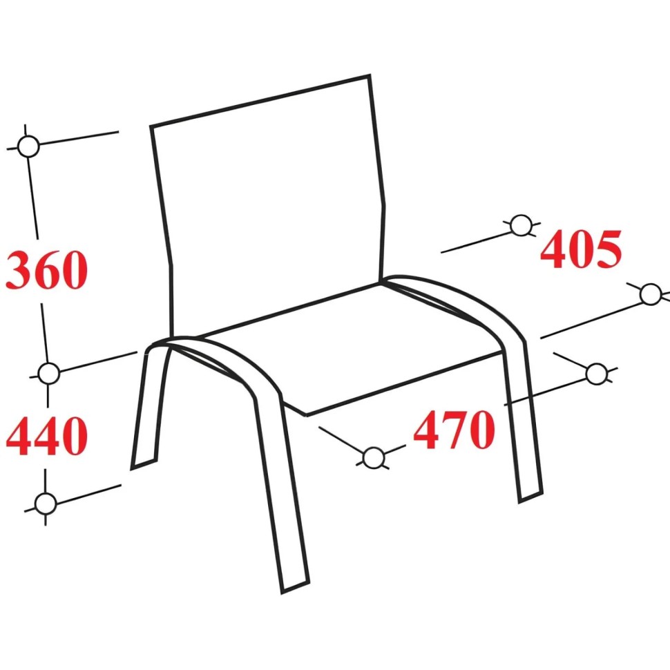 Стул UA_EChair Rio(ИЗО/ISO) чёрн, ткань синяя С-6