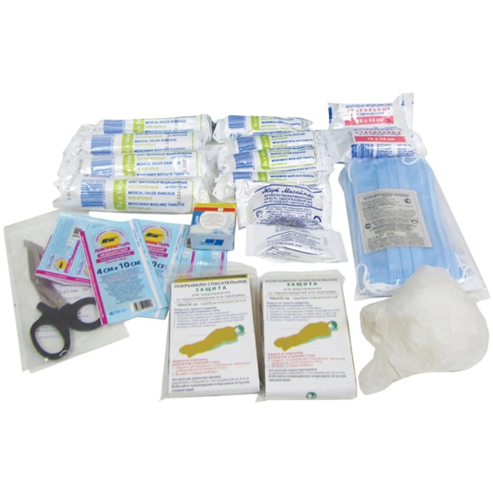 Аптечка первой помощи работникам ФЭСТ (приказ № 1331н) (мягкий футляр) 2323