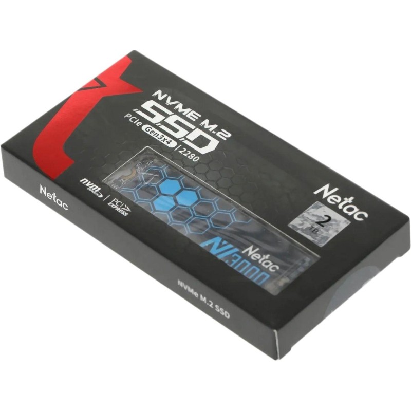 SSD накопитель Netac SSD NV3000 2TB PCIe3x4 M.2 (NT01NV3000-2T0-E4X)