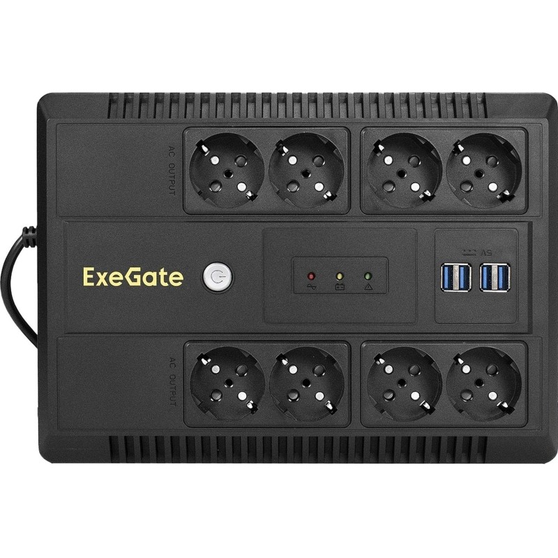 ИБП ExeGate NEO NNB-800 лин-инт, 800ВА/480Вт 8xEURO+4USB(EX293854RUS)