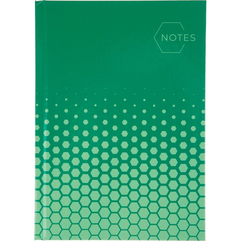Ежедневник недатированный, 7БЦ,А5,128л,глян.пл.,Attache Economy Flakes, зел