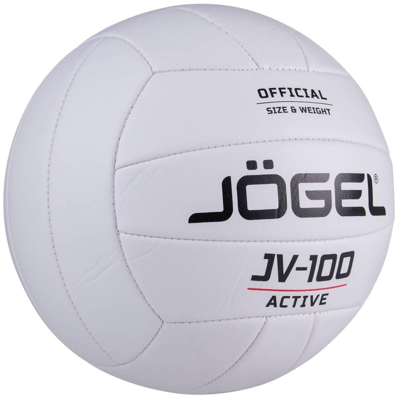 Мяч волейбольный Jögel JV-100, белый (BC21), УТ-00019885