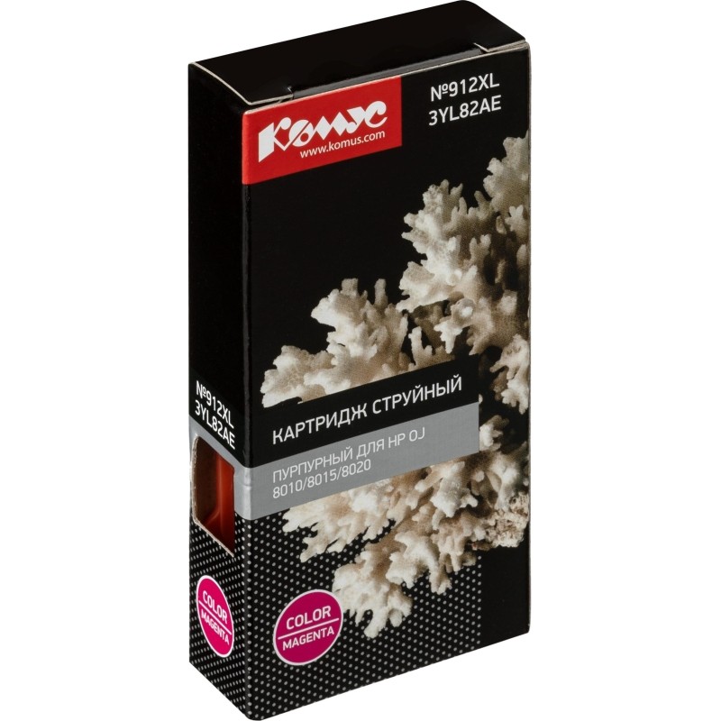 Картридж струйный Комус №912XL 3YL82AE пур.для HP OJ 8010/8015/8020