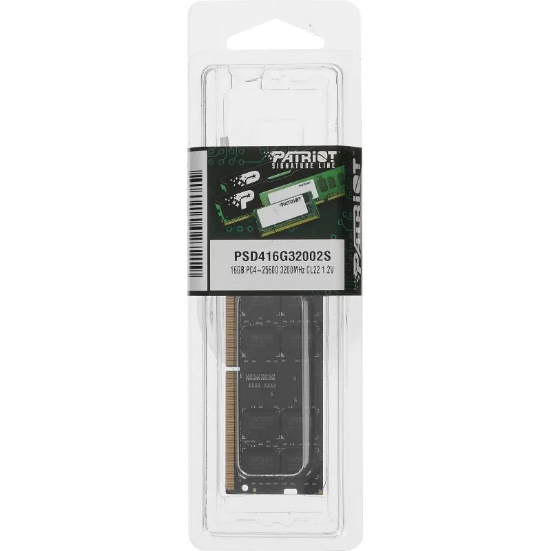 Модуль памяти Patriot DDR4 SO-DIMM 16GB 3200Мгц CL22 (PSD416G32002S)