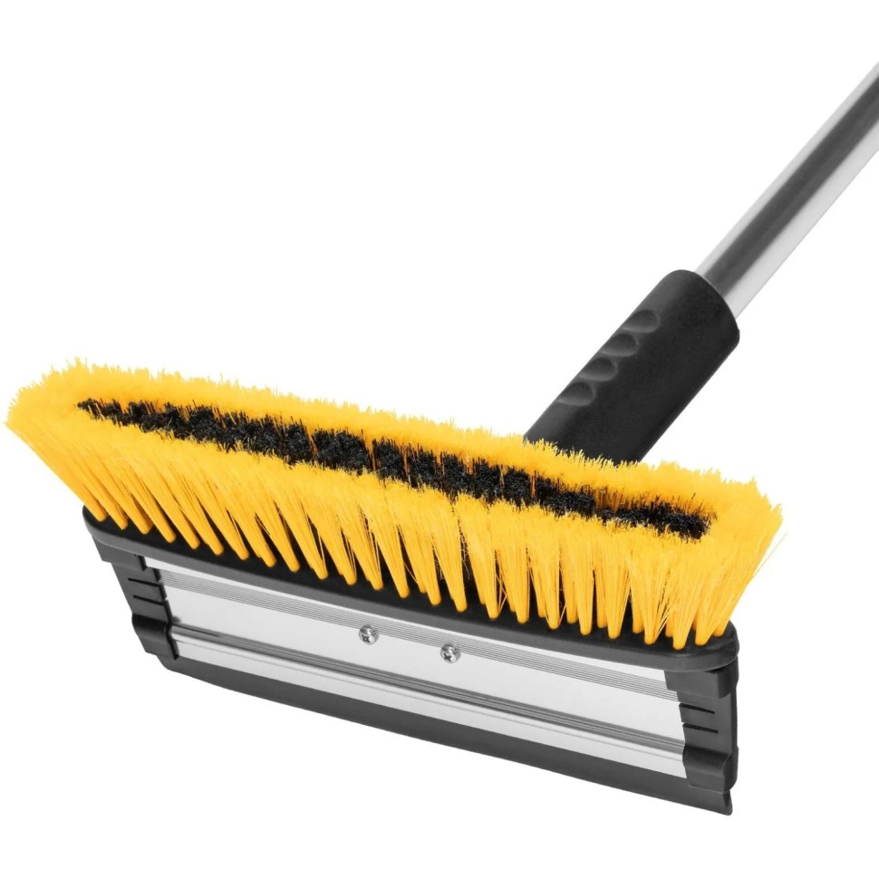 Щетка со скреб, телескоп, поворотная, водосгон Denzel 90-120см 55308