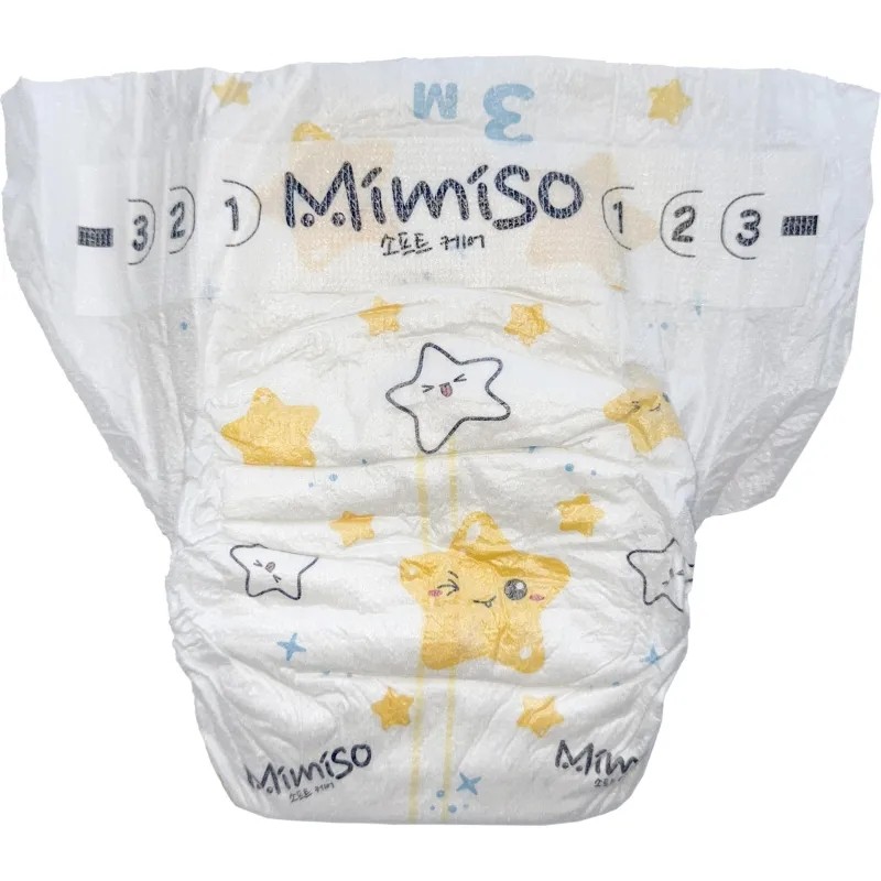 Подгузники MIMISO для детей 3/М 4-9 кг mega-pack 90шт/уп