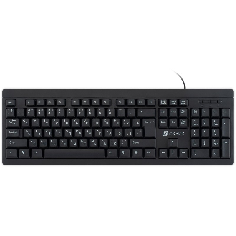 Клавиатура Oklick 95M черный USB (1788106)