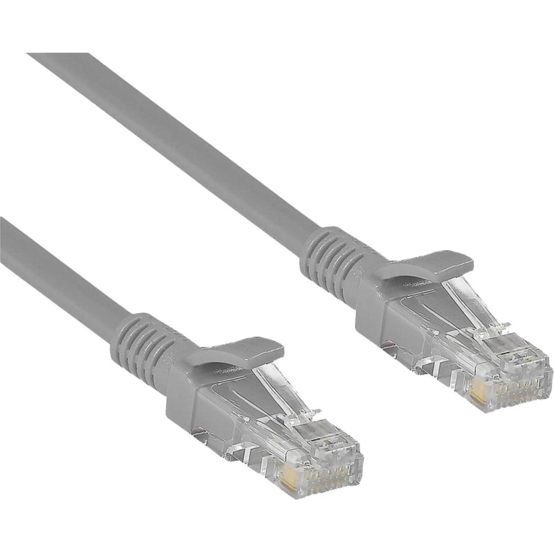 Патч-корд ExeGate UTP-RJ45-RJ45-5e-0,5M-LSZH-GY, cat.5e, 0.5м &lt;EX286379RUS