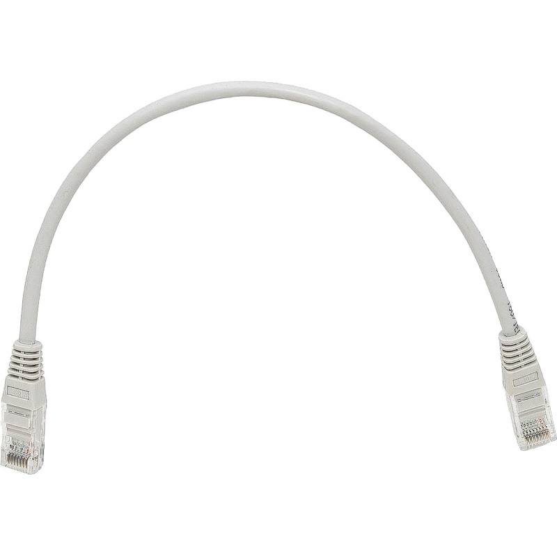 Патч-корд TWT TWT-45-45-0.3-GY UTP кат.5e, 0.3 м, серый