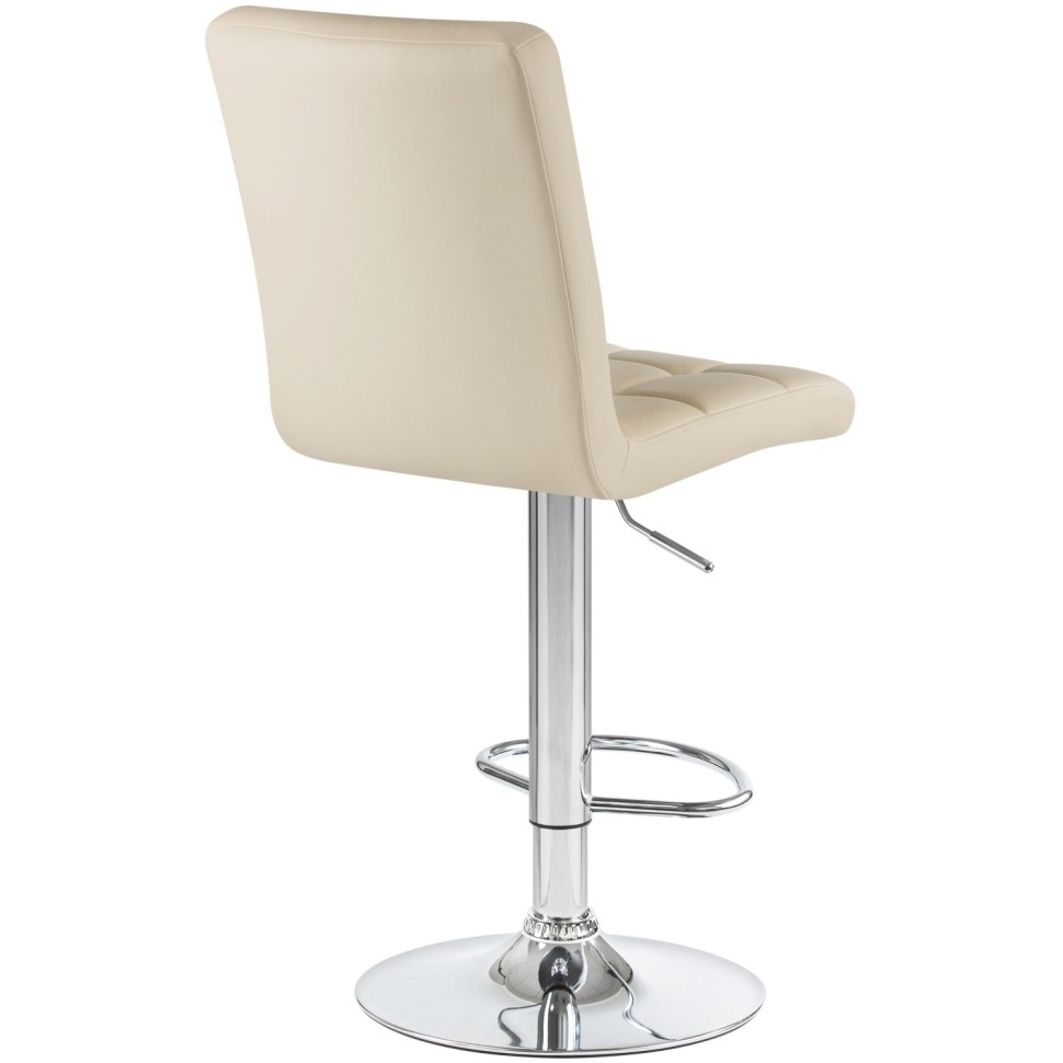 Стул барный LO_DOBRIN KRUGER LM-5009-N кремовый/хром 2шт/уп