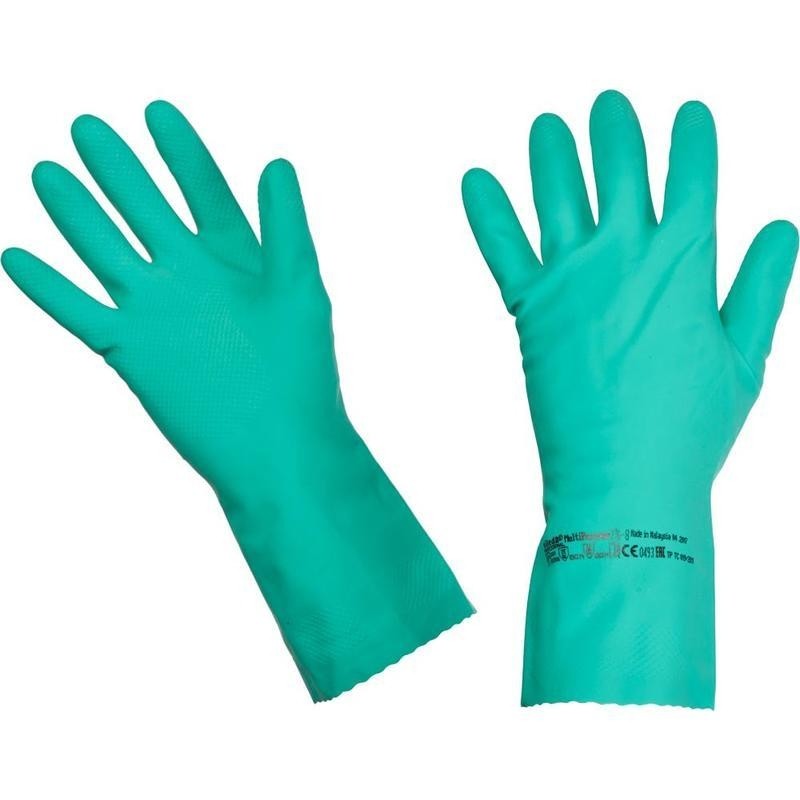Перчатки резиновые Vileda Profes латекс зеленый рM 100756/174363,(КФС) ПС