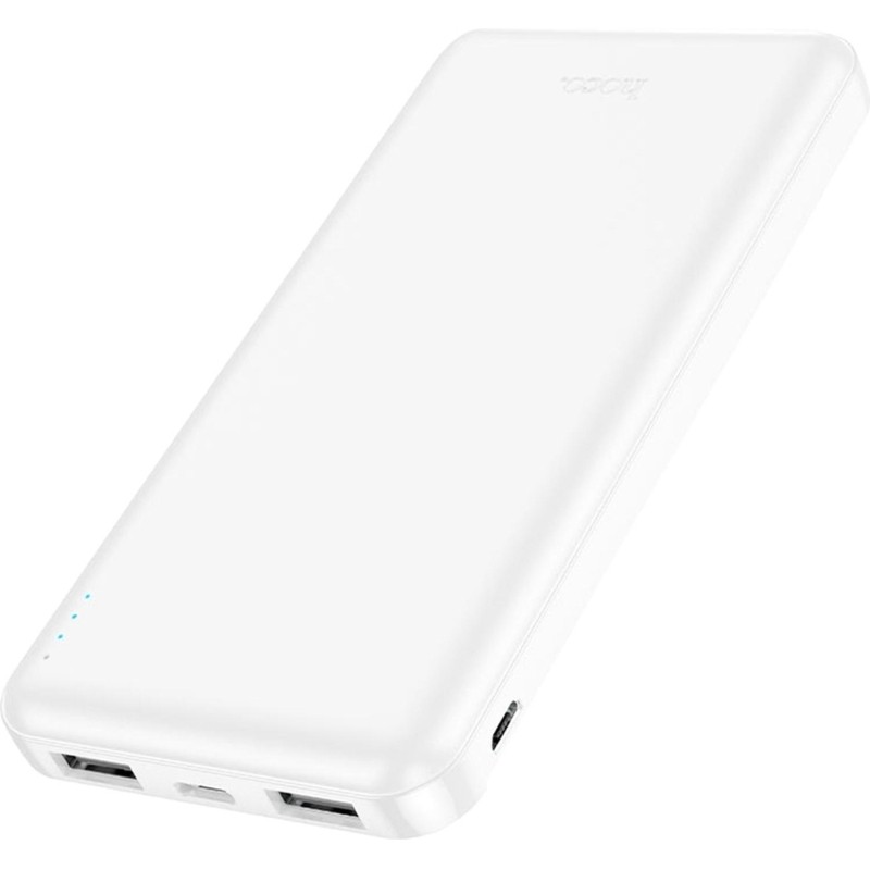 Внешний аккумулятор Hoco J100 HIGH-RANKING WHITE 10000mAh 2.1A 2xUSB-A бел