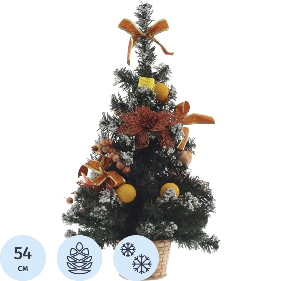 Елка изделие декоративное, L32 W32 H54 см 237287