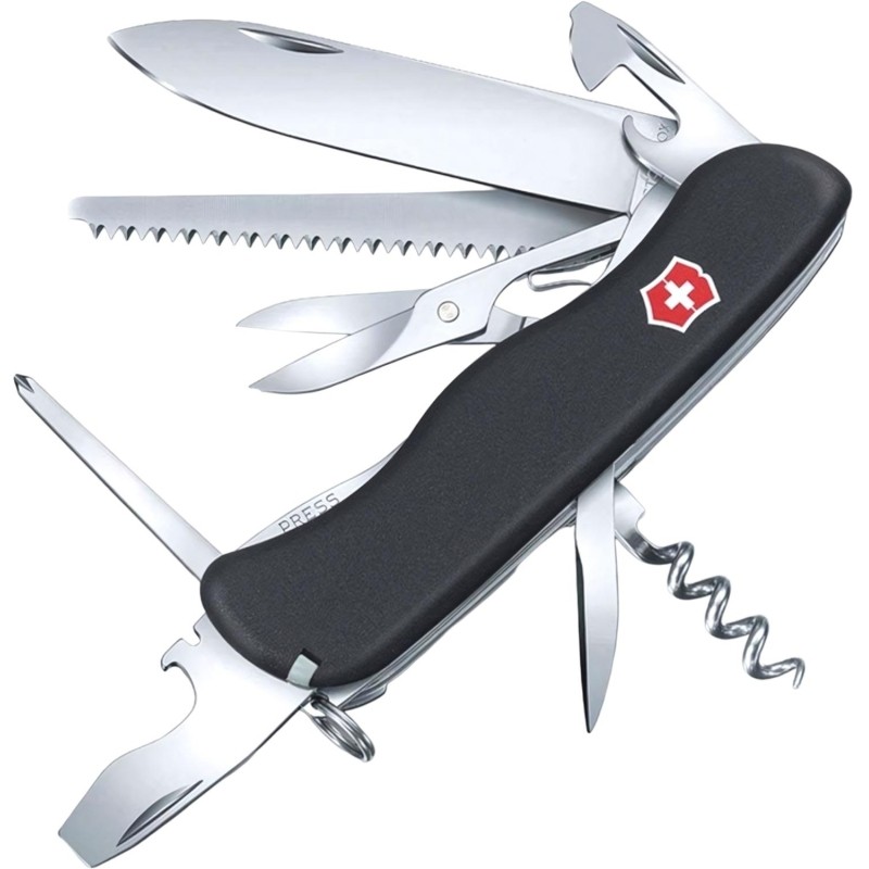 Нож Victorinox Outrider, 111 мм, 14 функций, черный, 0.8513.3