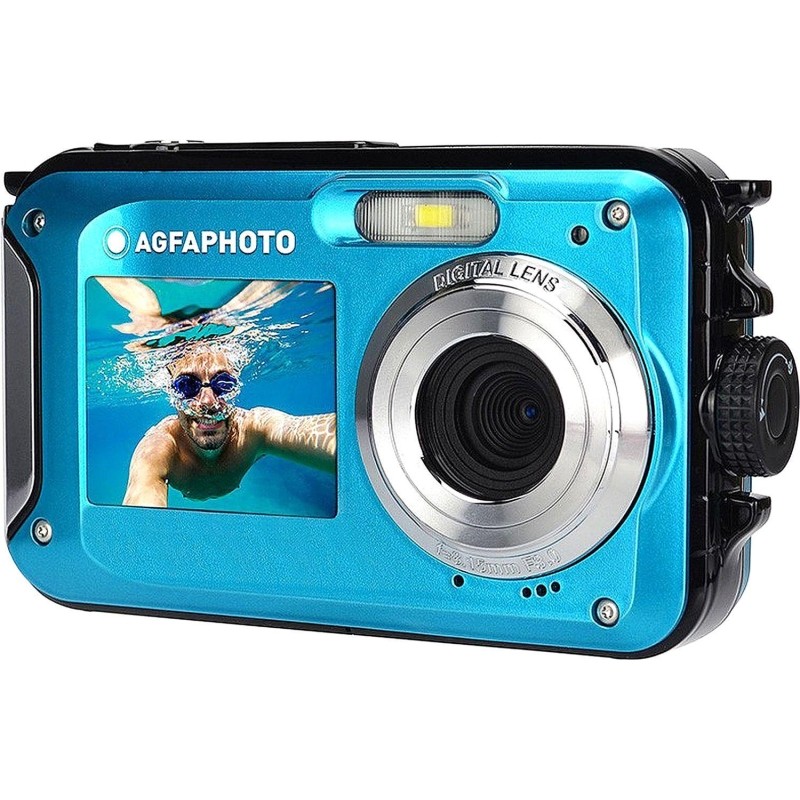 Фотоаппарат AgfaPhoto Realishot WP8000 Blue, водонепр., 2 дисплея