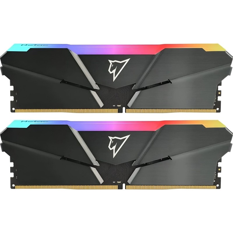 Модуль памяти Netac Shadow RGB 32GB DDR4-3200 C16(NTSRD4P32DP-32E)