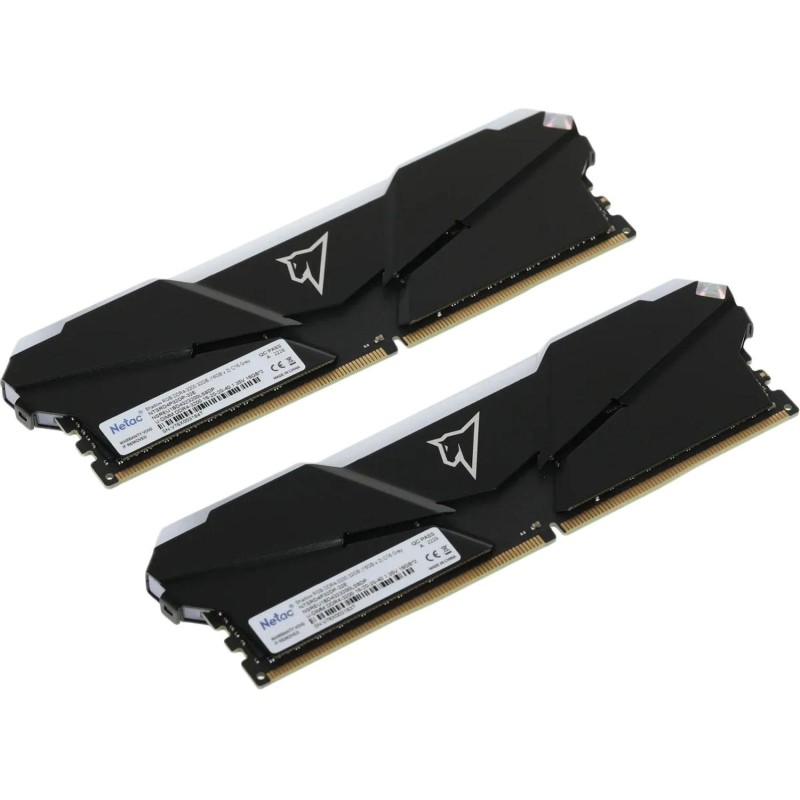 Модуль памяти Netac Shadow RGB 32GB DDR4-3200 C16(NTSRD4P32DP-32E)