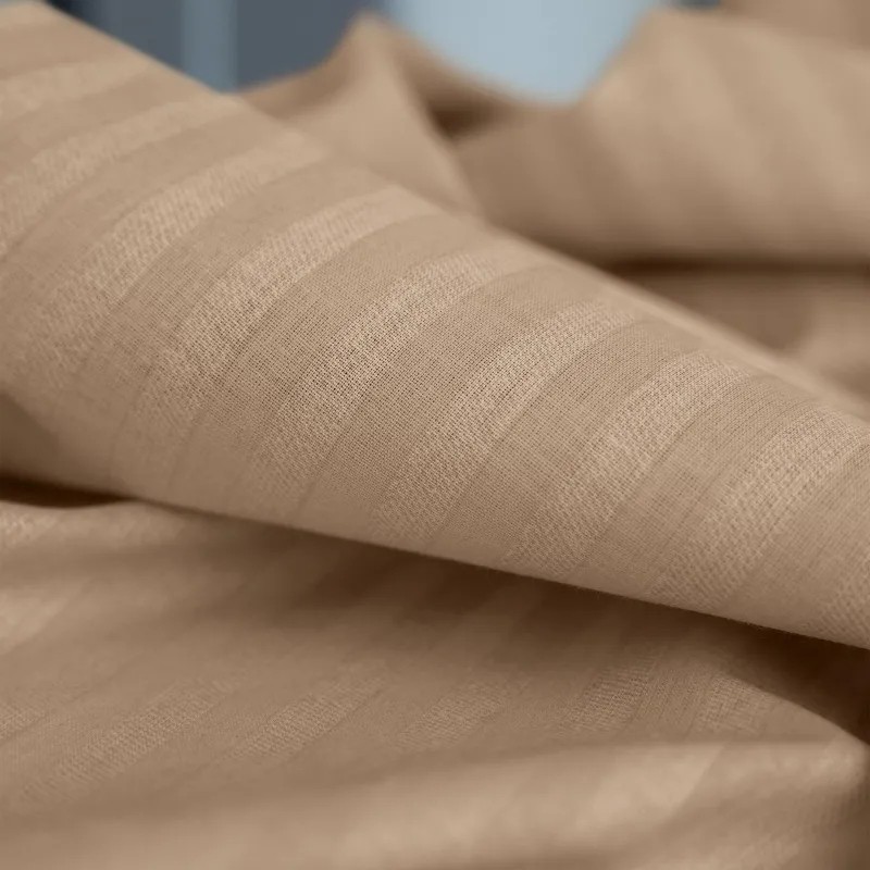 Пододеяльник 2сп 180х215 см, страйп-дизайн, 105г/м2, Coffee cream 789221