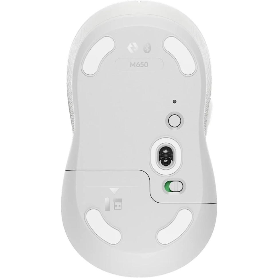 Мышь компьютерная Logitech M650 L white/grey USB/BT,4000dpi 5but 910-006392 Мышь компьютерная Logitech M650 L white/grey USB/BT,4000dpi 5but 910-006392
