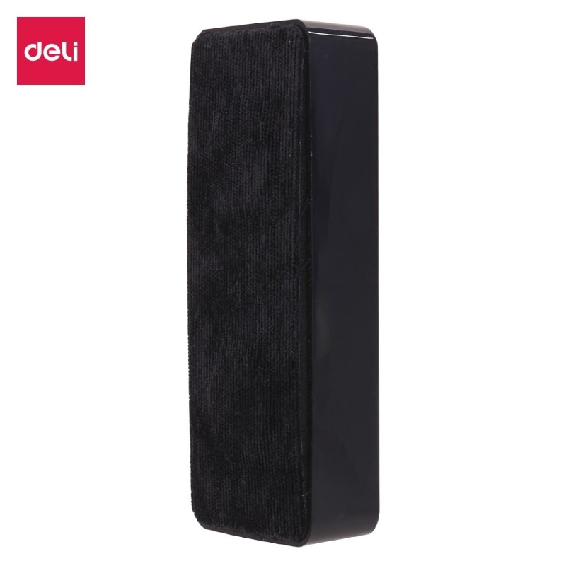 Губка-стиратель для досок Deli Universal E7834 12х4.5х2.5см черный