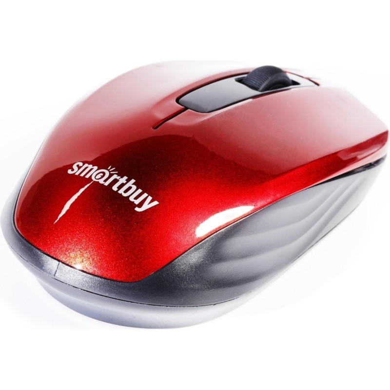 Мышь компьютерная  Smartbuy ONE 332 WLS красная (SBM-332AG-R)/60