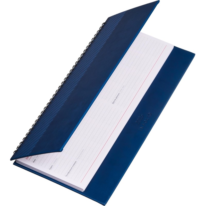 Планинг датированный 2025 IF 14х29,2см 64л. Velure AZ2702emb/blue