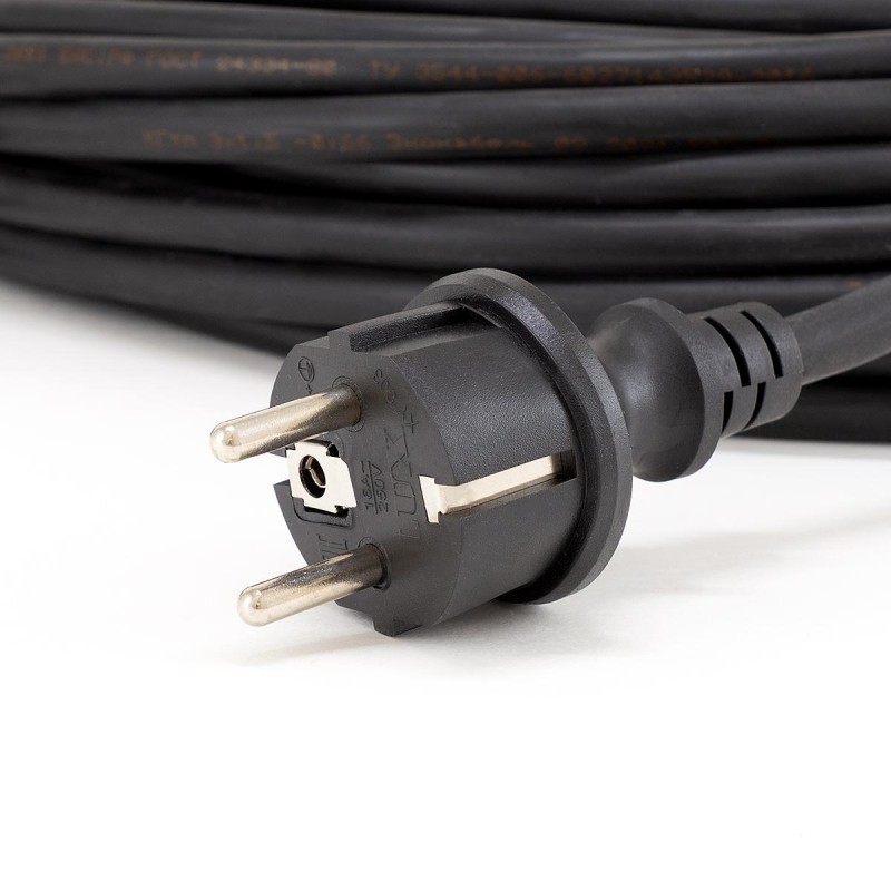 Удлинитель КОМУС КГ 3х1,5кв.мм. 30м 16А с заземлением, с заглушкой, IP44