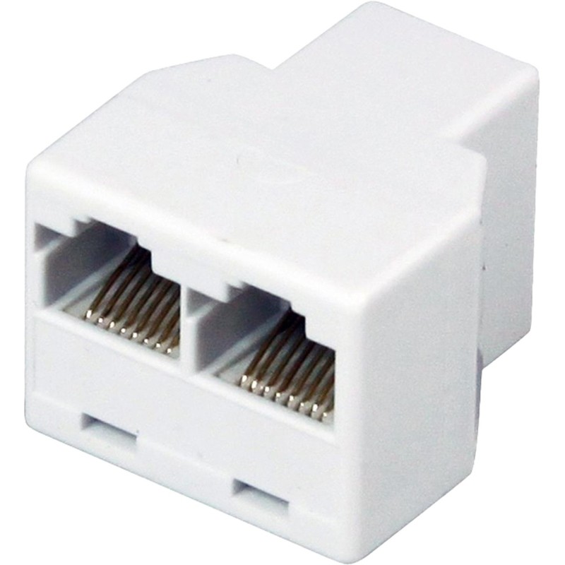 Переходник Rexant RJ-45(8P-8C)/гнездо-2гнезда/50 шт. (03-0103)
