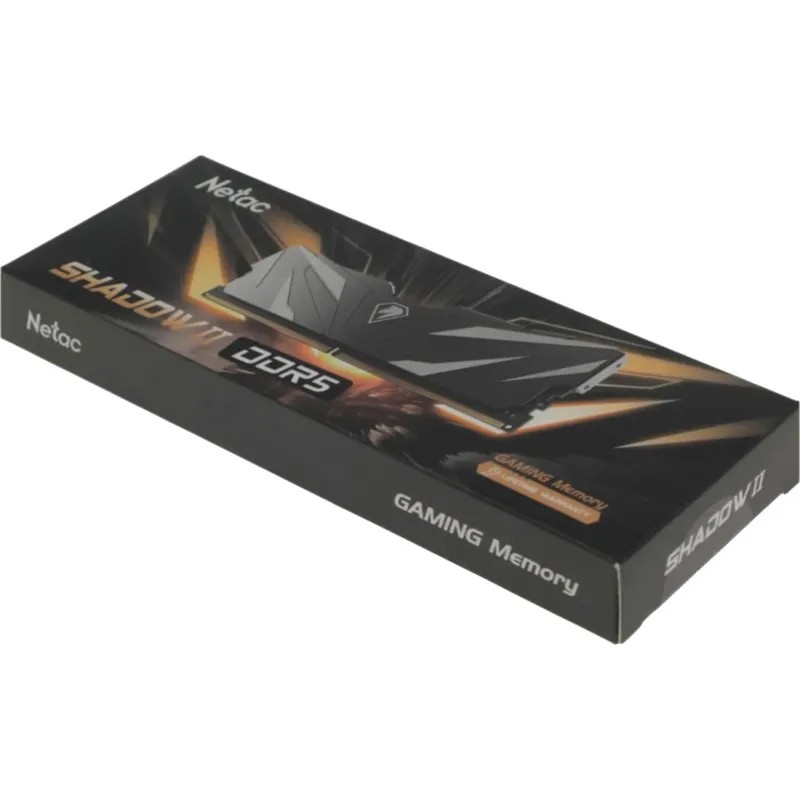 Модуль памяти Netac Shadow II DDR5 DIMM 16b 4800МГц (NTSWD5P48SP-16K)
