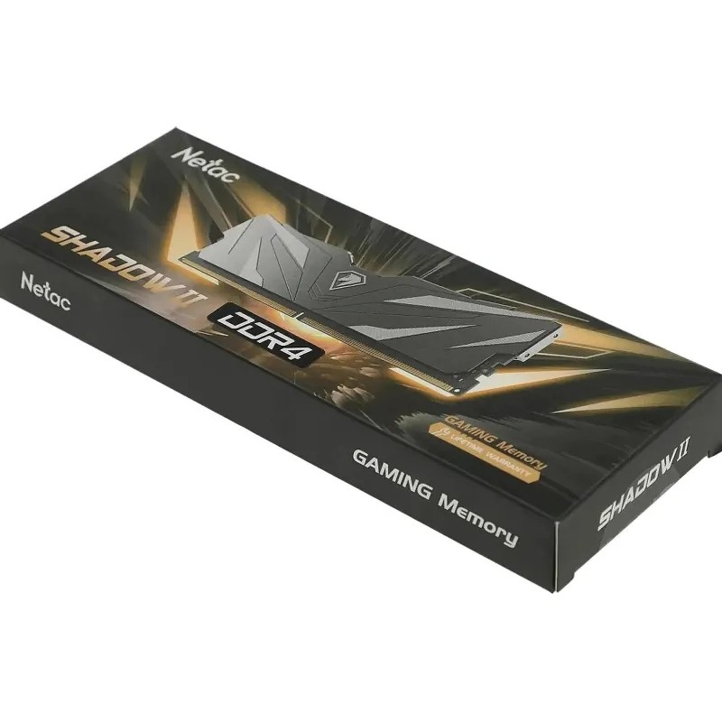 Модуль памяти Netac Shadow II 8GB DDR4 DIMM 3200Мгц (NTSWD4P32SP-08K)