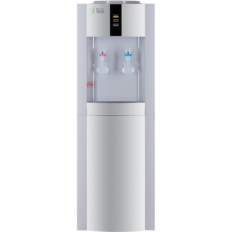 Кулер для воды напольный Ecotronic H1-LF White с холодильником