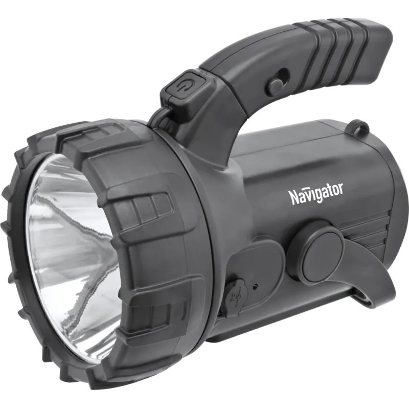 Фонарь ручной Navigator NPT-SP12-ACCU 1LEDx3Вт+18+4LED,акк.3,7В 4Ач (94975)