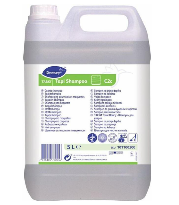 Шампунь для пенной очистки ковровых покрытий Diversey Taski Tapi Shampoo 5 л (концентрат)