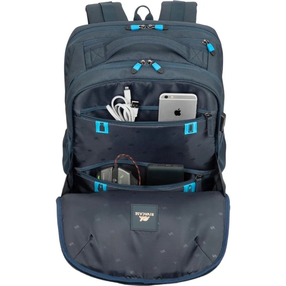 Рюкзак для ноутбука RIVACASE 7861 dark blue Borneo-ECO 17.3 (28л) / 4 Рюкзак для ноутбука RIVACASE 7861 dark blue Borneo-ECO 17.3 (28л) / 4