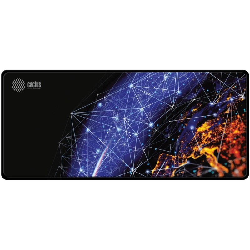 Коврик для мыши Cactus CS-MP-PRO04XXL Blue Cosmic XXL/рисунок 900x400x3мм