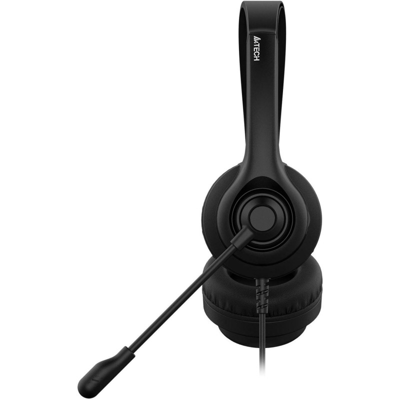Гарнитура A4Tech HS-8i черный 1.8м накладные оголовье