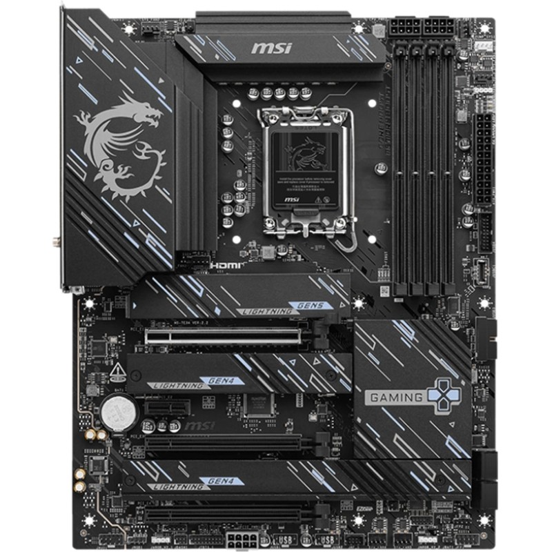 Материнская плата MSI Z890 GAMING PLUS WIFI s1851 4xDDR5 ATX RAID+HDMI+DP