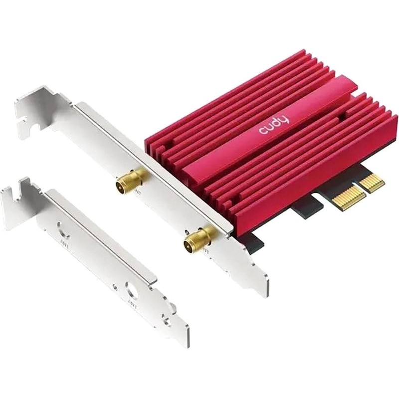 Сетевой адаптер WiFi + Bluetooth Cudy WE4000 АХ5400 PCI Express