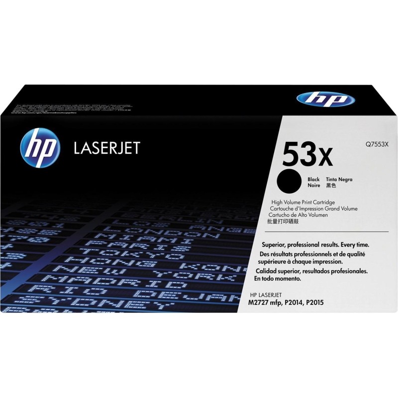 Картридж лазерный HP 53X Q7553X чер. пов.емк. для LJ 2015