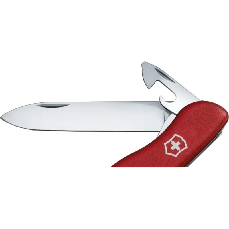 Нож Victorinox Picknicker, 111 мм, 11 функций, с фиксат лезвия красн,0.8353