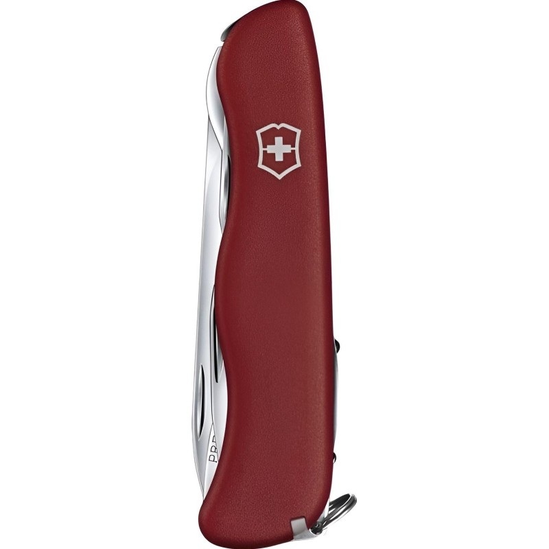 Нож Victorinox Picknicker, 111 мм, 11 функций, с фиксат лезвия красн,0.8353