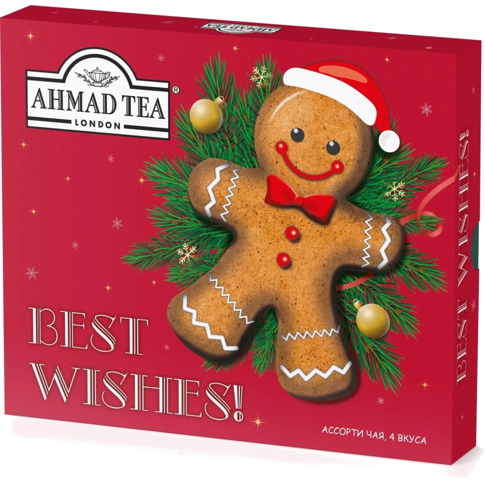 Чай Ahmad Tea Чайное ассорт Wishes, пак в конверт,4вкуса,20пак (N086-H) НГ